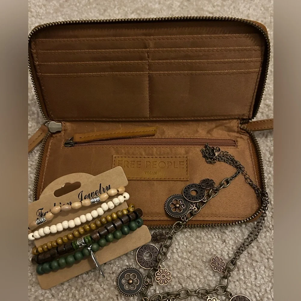 Free People Tan Wallet